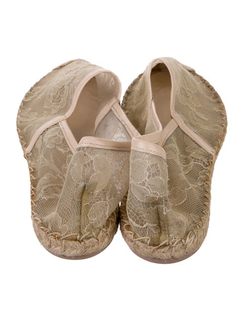 Valentino Lace Lace Pattern Espadrilles
