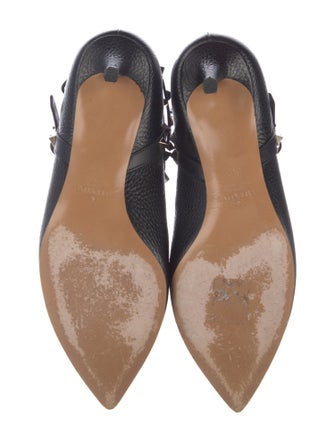 Valentino Rockstud Accents Leather Moto Boots