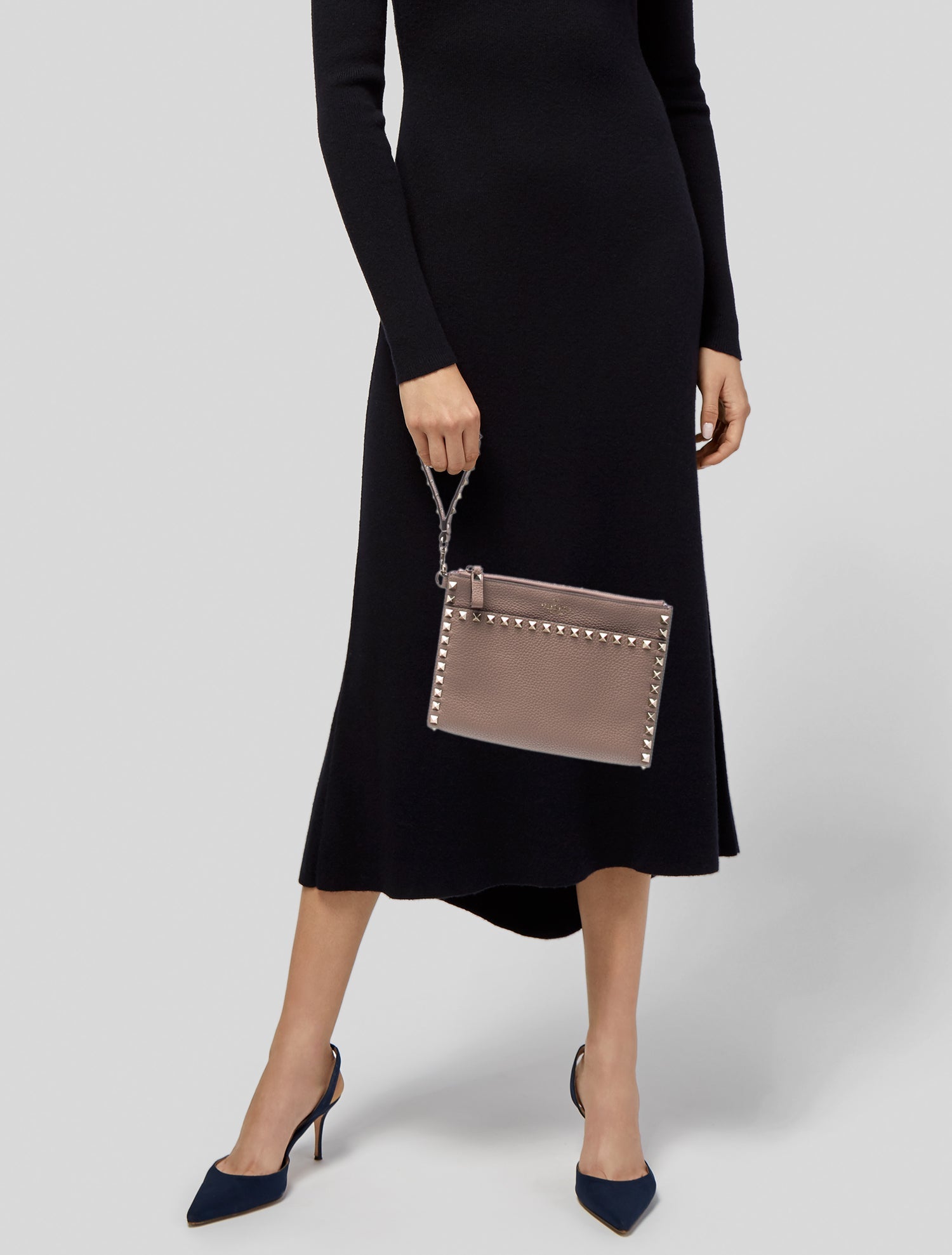 Valentino Rockstud Clutch