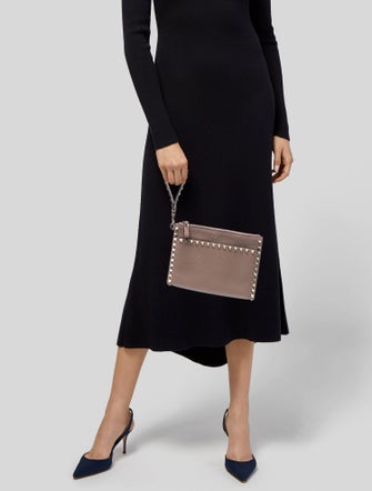 Valentino Rockstud Clutch