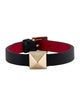 Valentino Leather Wrap Bracelet