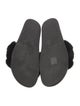 Valentino Rockstud Accents Fur Slides