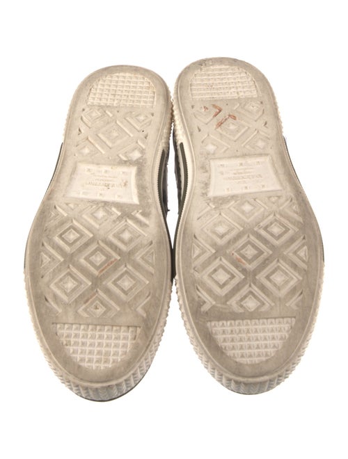 Valentino Printed Studded Accents Sneakers