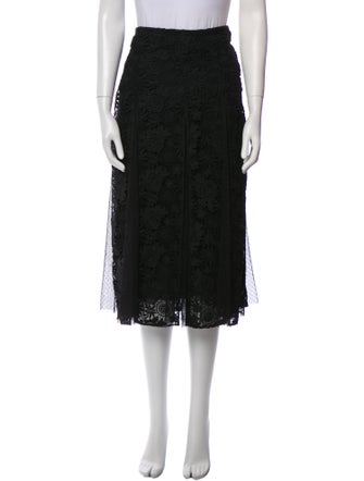 Valentino Lace Midi Length Skirt