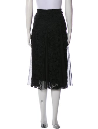 Valentino Lace Midi Length Skirt