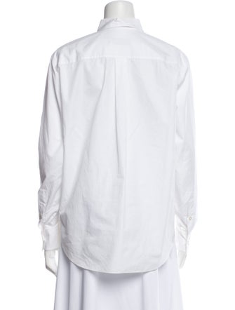 Valentino Long Sleeve Button-Up Top