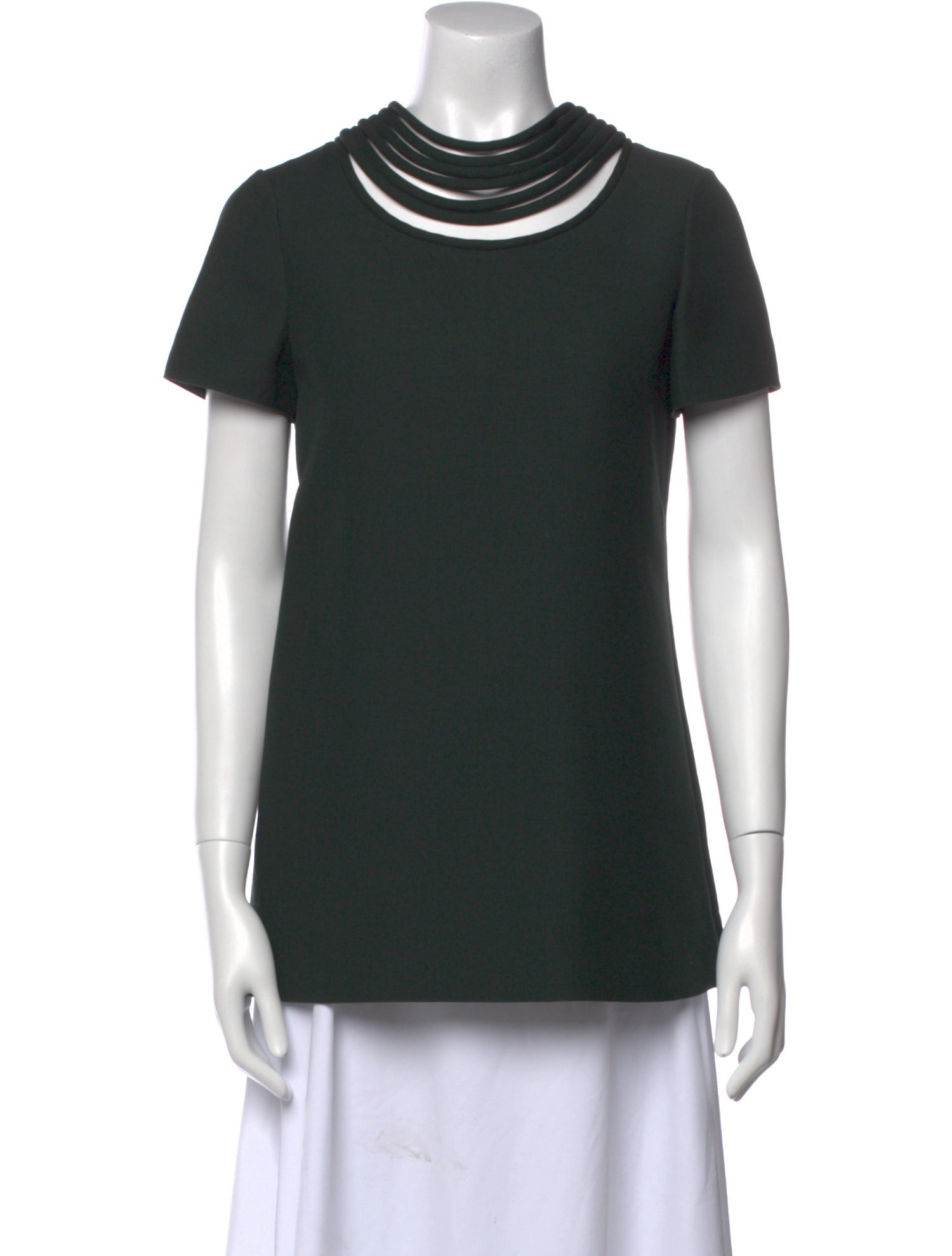 Valentino Virgin Wool Crew Neck T-Shirt