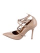 Valentino Rockstud Accents Leather Pumps