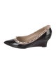 Valentino Rockstud Accents Patent Leather Pumps