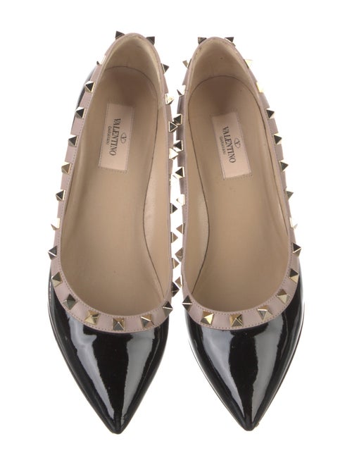 Valentino Rockstud Accents Patent Leather Pumps