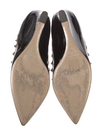 Valentino Rockstud Accents Patent Leather Pumps