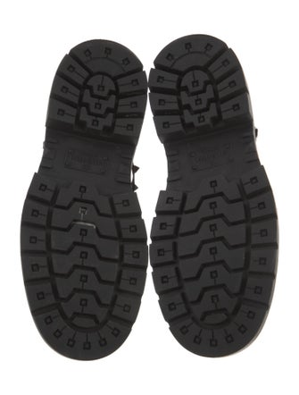 Valentino Leather Moto Boots