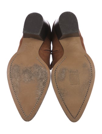 Valentino Rockstud Accents Suede Boots