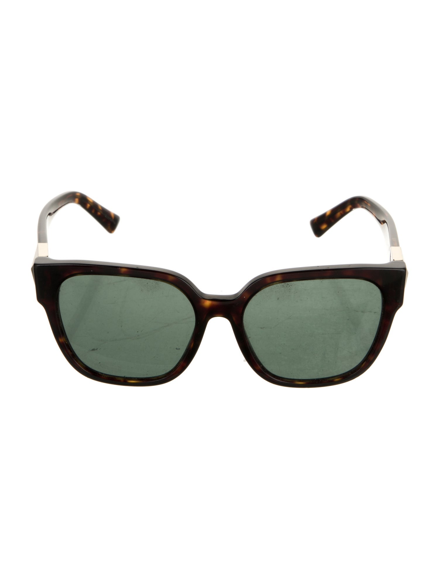 Valentino Rockstud Accents Wayfarer Sunglasses