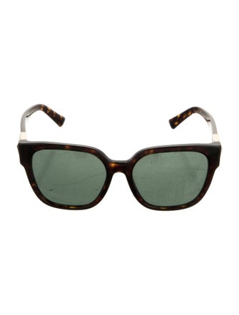 Valentino Rockstud Accents Wayfarer Sunglasses