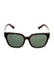 Valentino Rockstud Accents Wayfarer Sunglasses