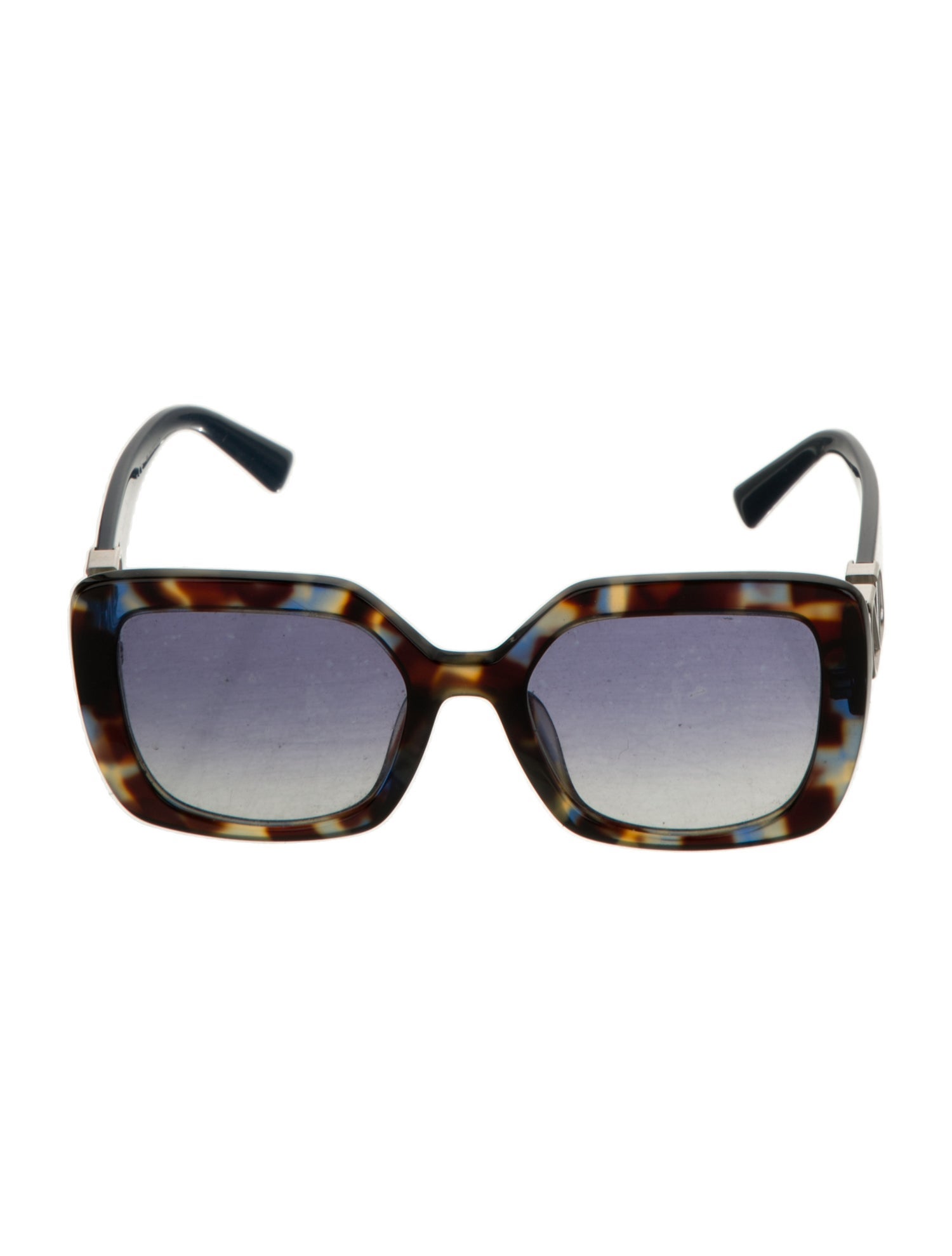 Valentino Rockstud Accents Oversize Sunglasses