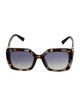 Valentino Rockstud Accents Oversize Sunglasses