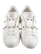 Valentino Rockstud Accents Leather Sneakers