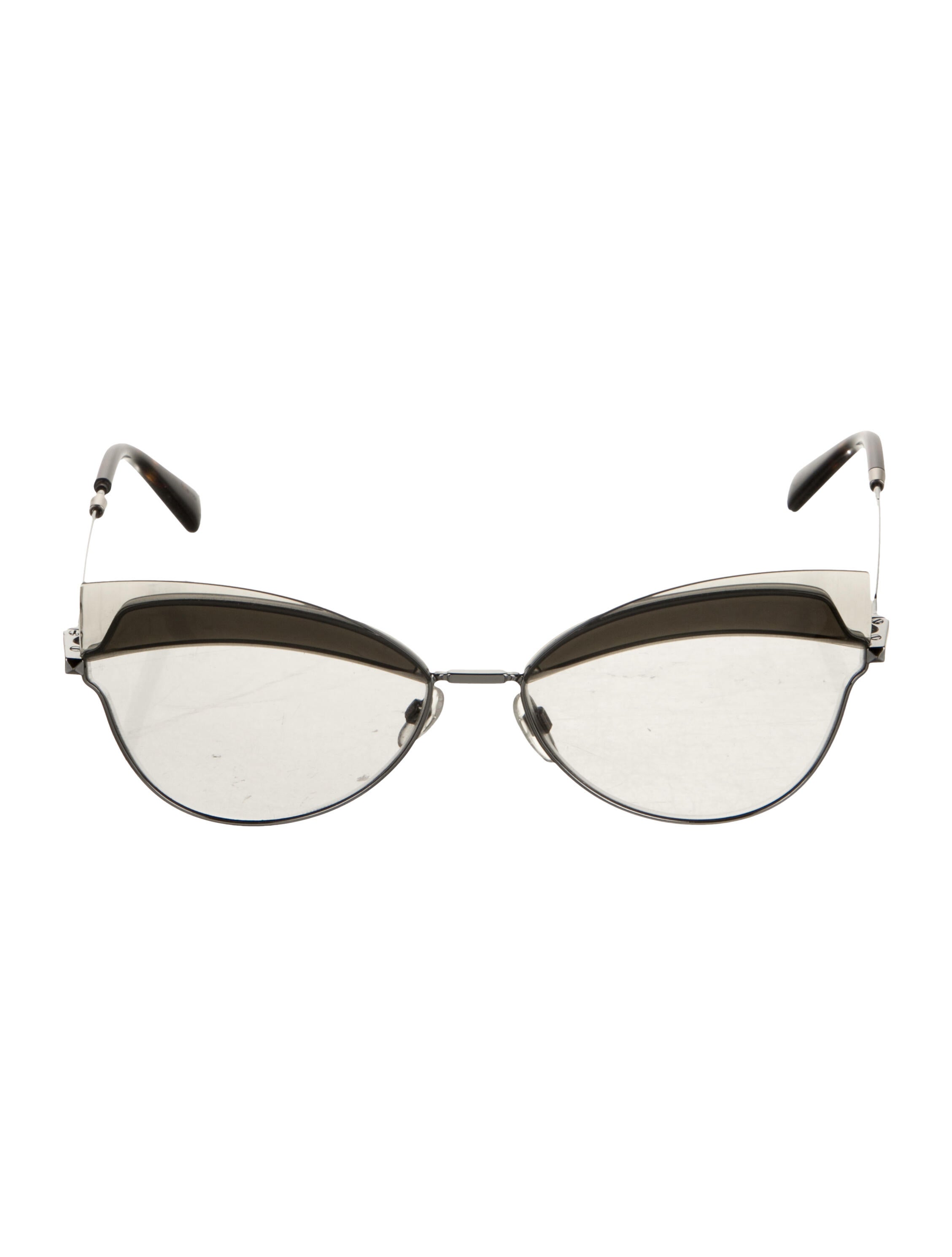 Valentino Aviator Mirrored Sunglasses
