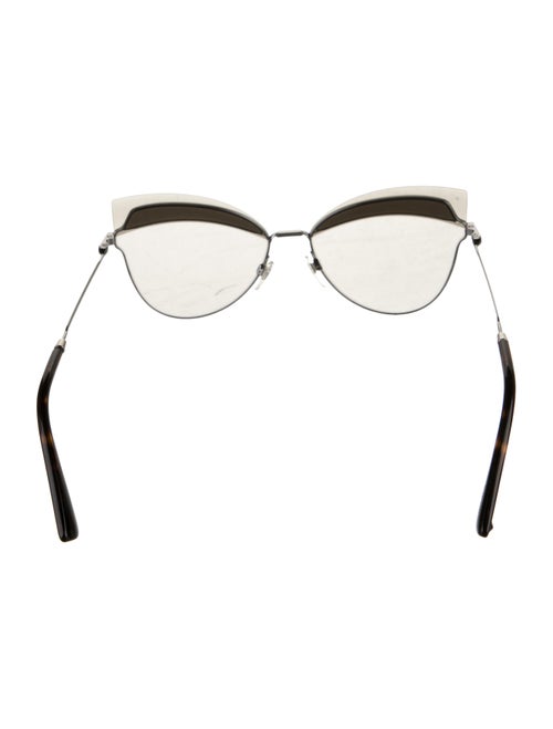 Valentino Aviator Mirrored Sunglasses