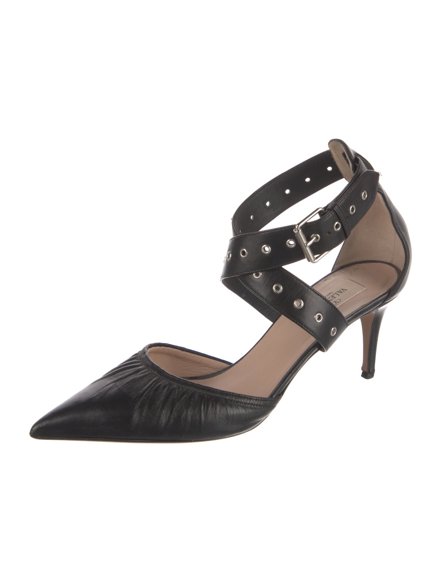 Valentino Leather D'Orsay Pumps