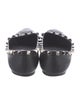 Valentino Rockstud Accents Leather Flats