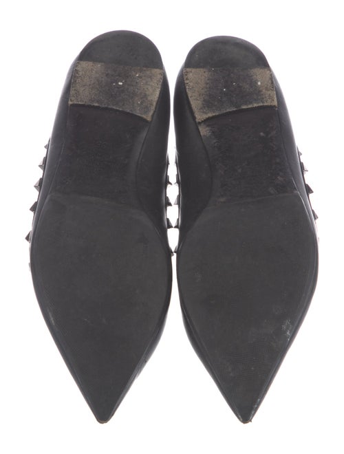 Valentino Rockstud Accents Leather Flats