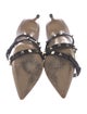 Valentino Rockstud Accents Leather Pumps