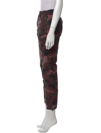 Valentino Printed Straight Leg Pants