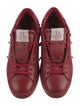 Valentino Rockstud Accents Leather Sneakers