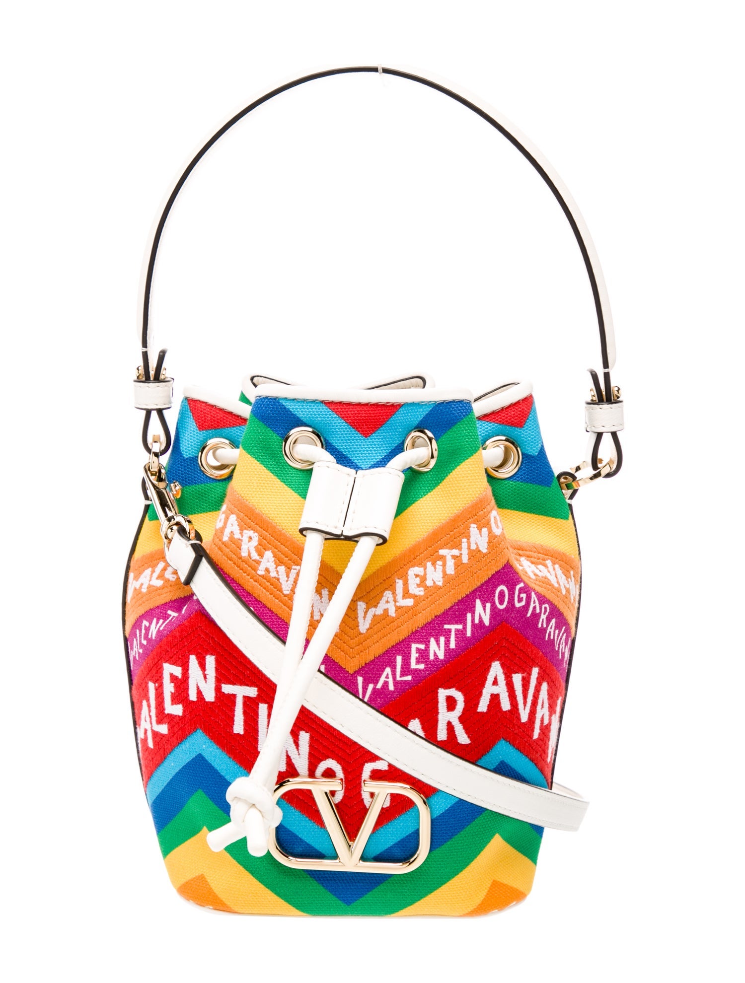 Valentino Vlogo Bucket Bag