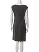 Valentino Virgin Wool Knee-Length Dress