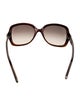 Valentino Oversize Gradient Sunglasses