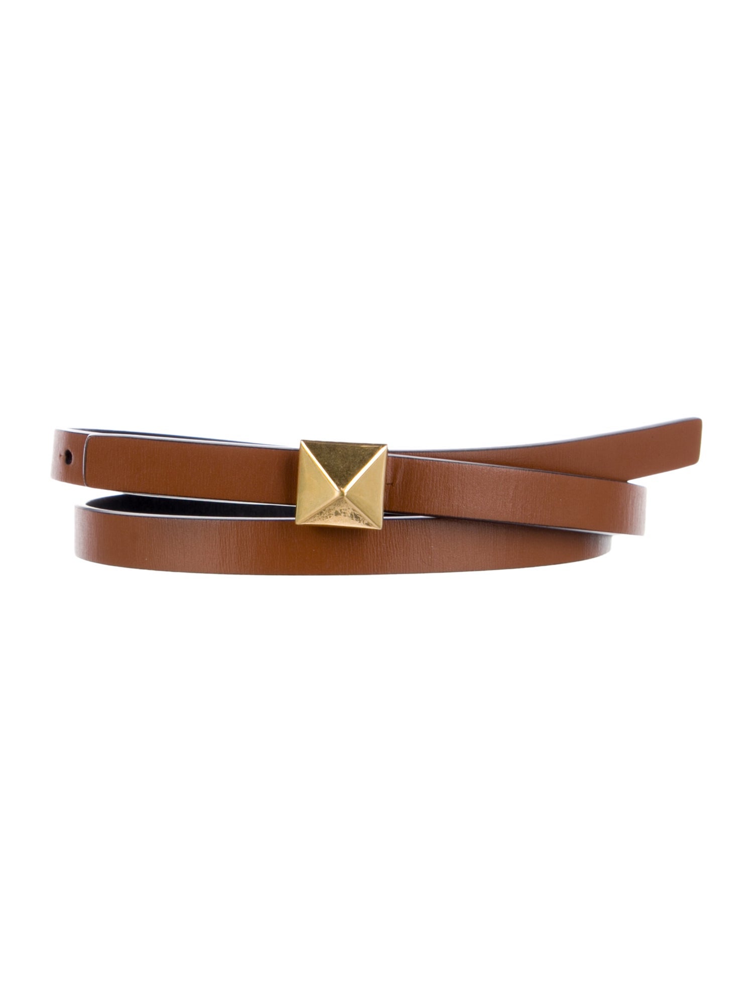 Valentino Skinny Leather Belt