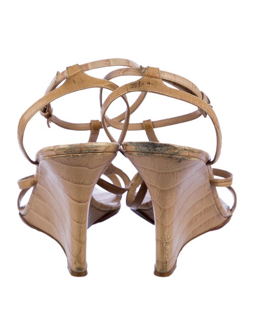 Valentino Snakeskin T-Strap Pumps