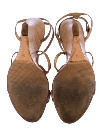 Valentino Snakeskin T-Strap Pumps