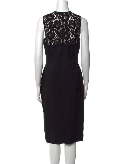 Valentino Crew Neck Midi Length Dress