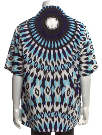 Valentino Animal Print Short Sleeve Shirt