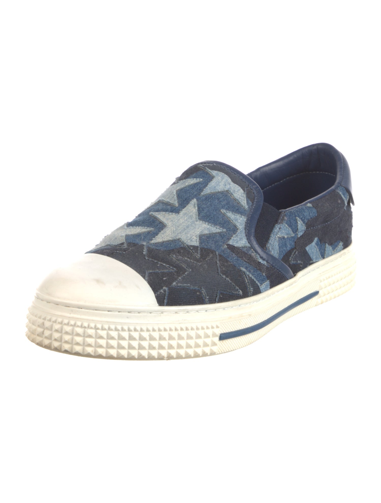 Valentino Rockstud Accents Printed Loafers