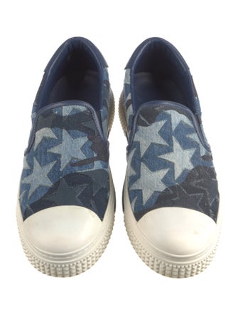 Valentino Rockstud Accents Printed Loafers