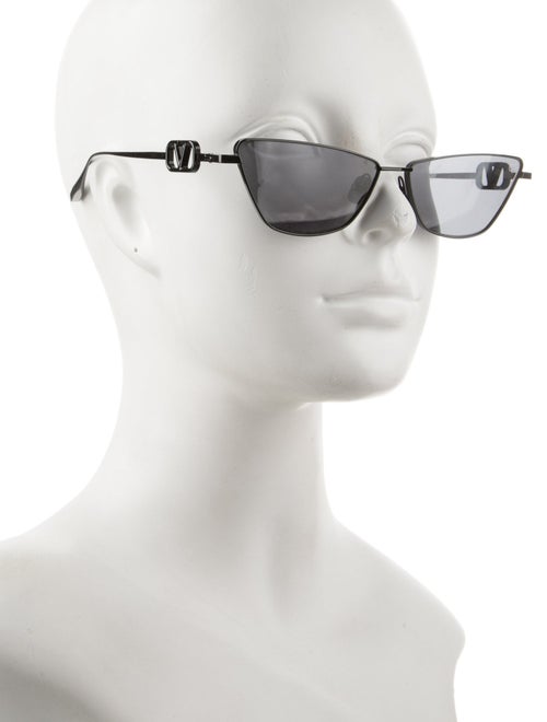 Valentino Rockstud Accents Cat-Eye Sunglasses