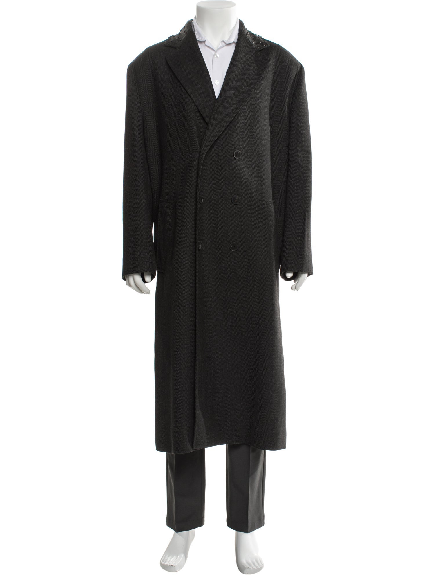 Valentino Virgin Wool Overcoat