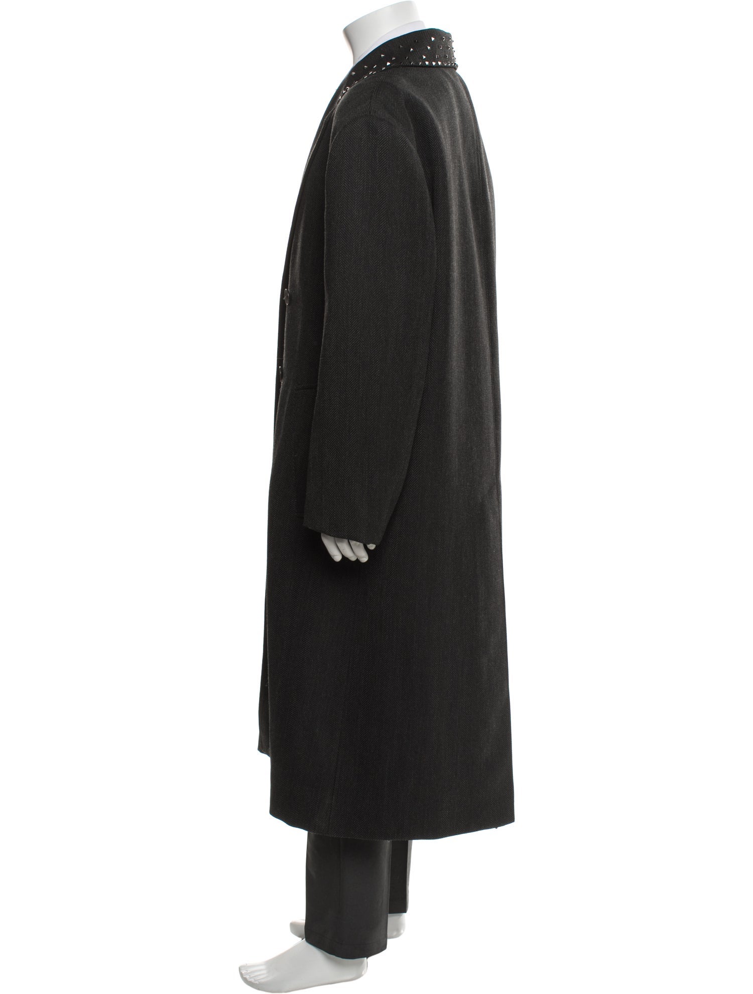 Valentino Virgin Wool Overcoat
