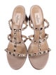 Valentino Rockstud Accents Leather Gladiator Sandals