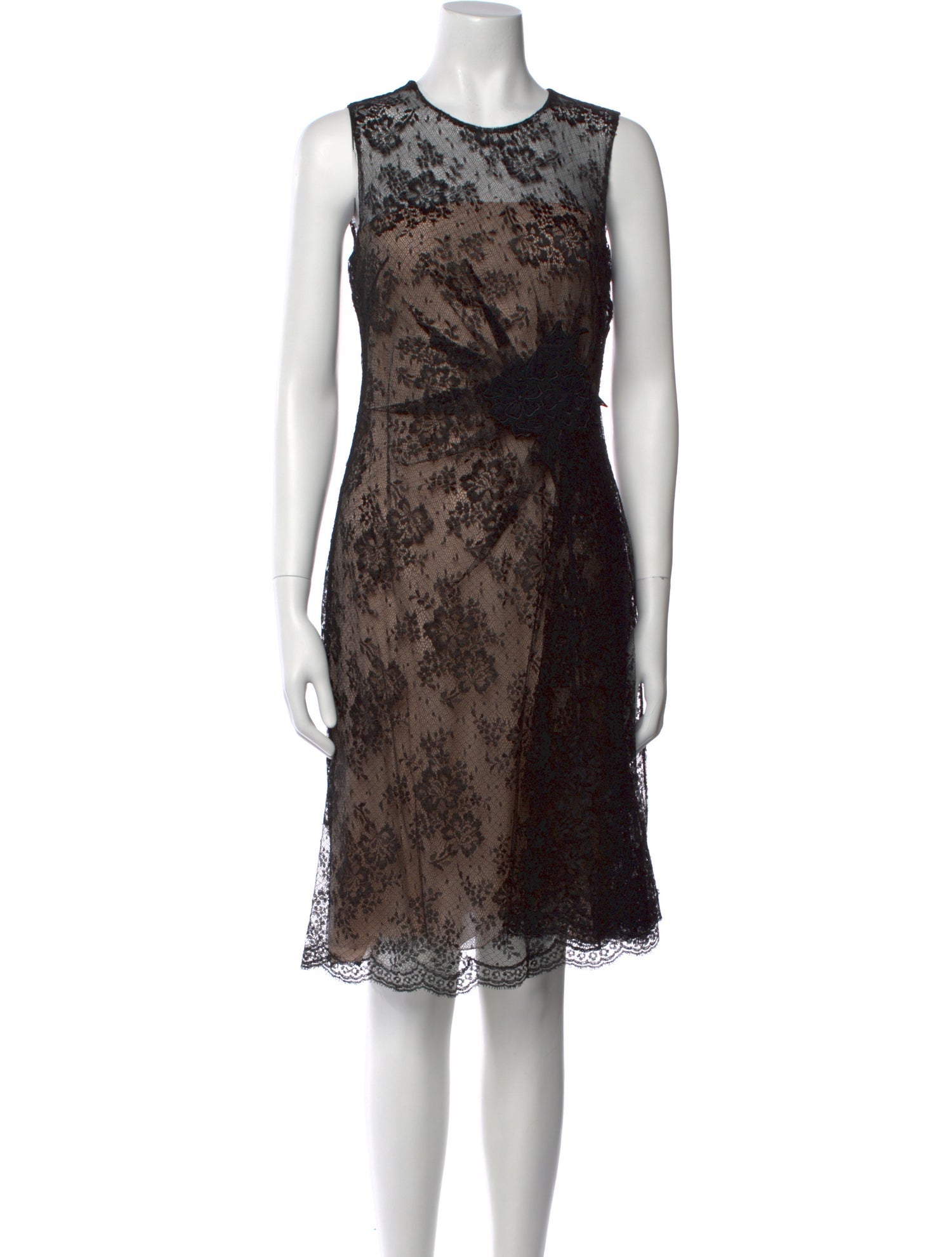 Valentino Lace Midi Length Dress