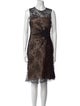 Valentino Lace Midi Length Dress