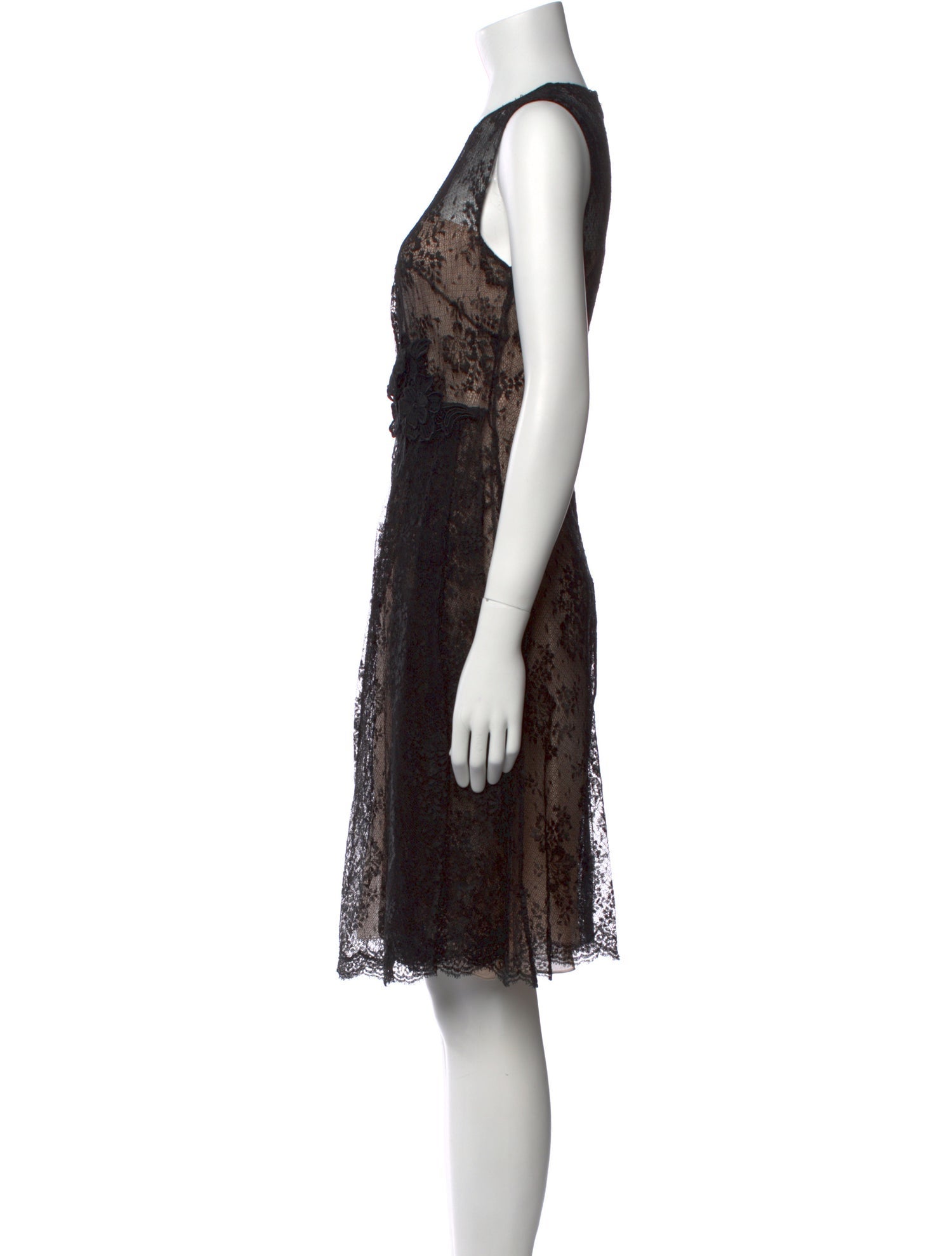 Valentino Lace Midi Length Dress