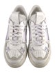 Valentino Leather Graphic Print Sneakers
