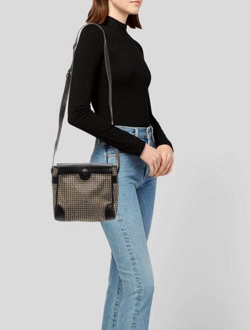 Valentino Leather Messenger Bag